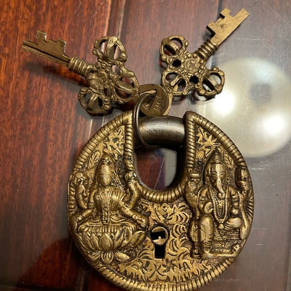 COPY - Brass padlock ( Ganesh Sarasoti) - Picture 6 of 7